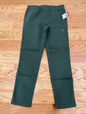 Kids Olive Green Pull-On pants girls size 7-8